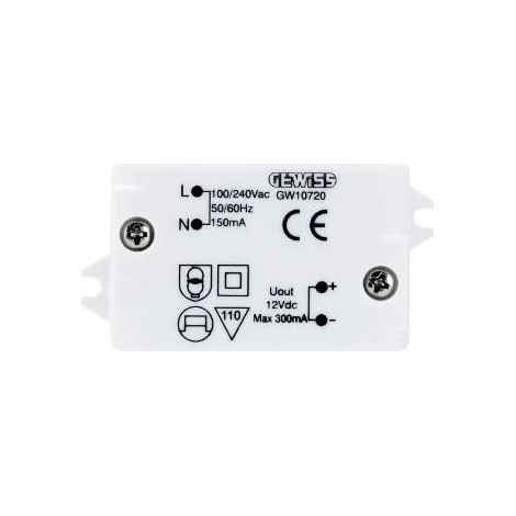 ALIMENTATORE 230V-12Vdc GEWISS GW10720