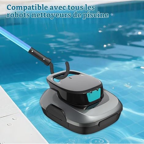 Crochet Robot Piscine, Crochet pour Robot de Piscine, Crochets pour Robots Nettoyeur de Piscines,pour sans Fil, Hors Sol et sous-Marin (1/4)