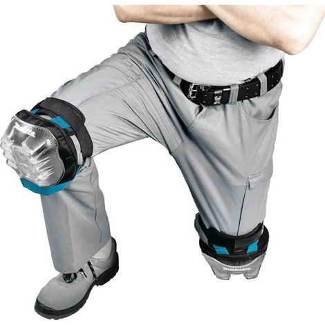Makita – Genouillères pour chantiers humides – Protection renforcée – Conception ergonomique – Poids léger 0.6kg