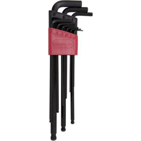 Gedore RED R36675009 Kit di chiavi a brugola 1.5 mm, 2 mm, 2.5 mm, 3 mm, 4 mm, 5 mm, 6 mm, 8 mm, 10 mm 9 parti (1/5)