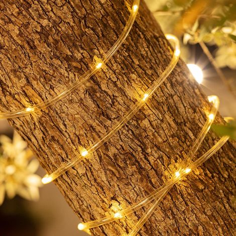 Ghirlanda Solare per Esterni di Striscia LED 11m 3000K Bianco Caldo (1/5)
