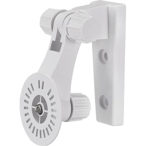 Support mural réglable pour caméra de surveillance, en plastique, hauteur 110 mm, blanc, systèmes