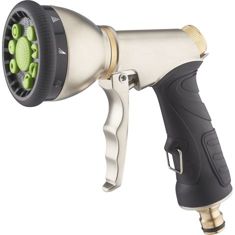 AROZ Pistola di irrigazione con distributore multigetto automatico in metallo