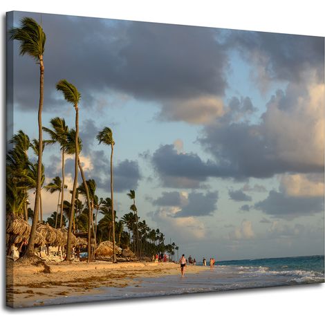 Leinwanddruck Natur Tropische Insel 100x80 cm