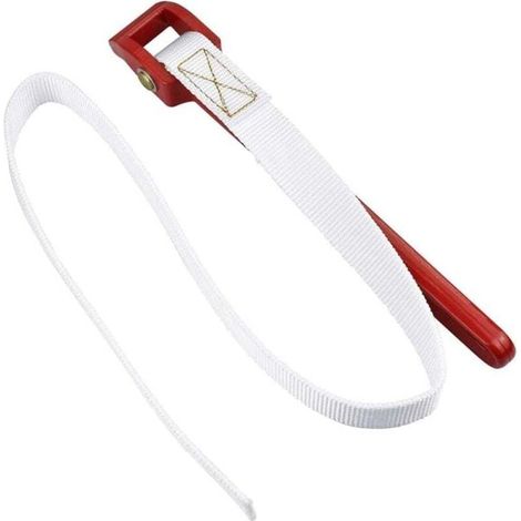 Clé à Sangle Universel Clé à Sangle en Caoutchouc Sangle de Filtre à Huile de 85CM Clé pour Ouvre-Bocal Tracteur Filtre à Huile Pomme de Douche Robinet-- (1/5)