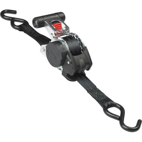 Cinghia retrattile 3m x 25mm con ganci S - Master Lock (1/4)