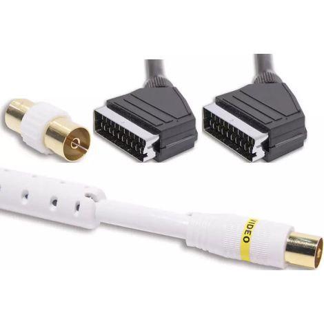 CORDONS COAXIAUX TV ET SATELLITE HEXAKIT HV 6491/14