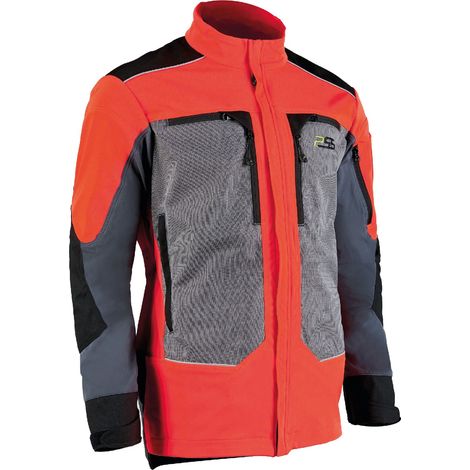 Veste stretch PSS X-treme Vectran Rouge/Gris Taille L