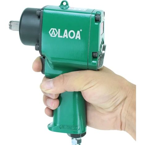 LAOA – Clé à chocs Pneumatique, Boulonneuse, clé dynamométrique pneumatique en aluminium, isseuse Pneumatique, 1/2", 680Nm, clé à Air réglable en avant et en vitesse, 180×125mm (1/4)