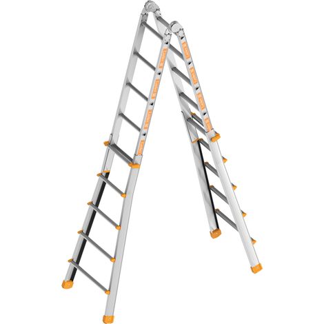 Layher Topic 1058 Teleskopleiter 4x5 Sprossen