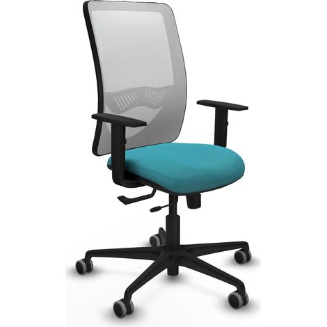 Silla de oficina piqueras y crespo Zulema turquesa ergonómica (1/2)
