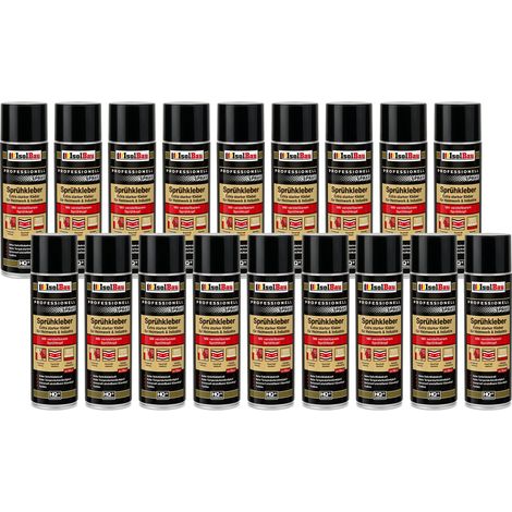 Sprühkleber 18 x 500ml Kontaktkleber Industriekleber Extra Stark Bastelkleber (1/5)
