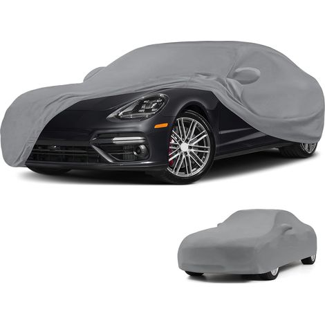 Housse de Voiture Interieur pour Porsche Panamera 2010-2024, en Satin Doux, Extensible, Respirante, Protection Contre la Poussière, pour Garage Souterrain, Exposition de Voiture,Pamera (1/5)