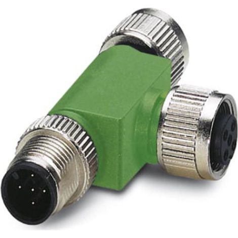 Phoenix Contact 1541186 Sensor-/Aktor-Verteiler und Adapter M12 Adapter, T-Form Polzahl Sensoren: 5