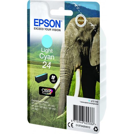 Epson Elephant C13T24254022 cartouche d'encre 1 pièce(s) Original Cyan clair