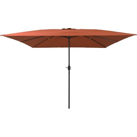 Garten-Sonnenschirm Terrakotta 295 x 295 x 245 cm