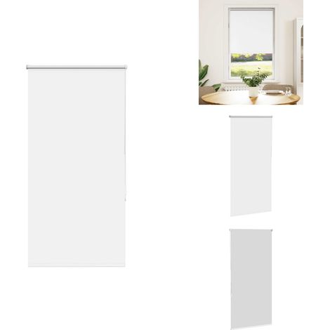 Verdunkelungsrollo Weiß 85x150cm Stoffbreite 80,7 cm Polyester - Verdunkelungsrollo - Verdunkelungsrollos - Rollo - Verdunklungsrollo (1/5)