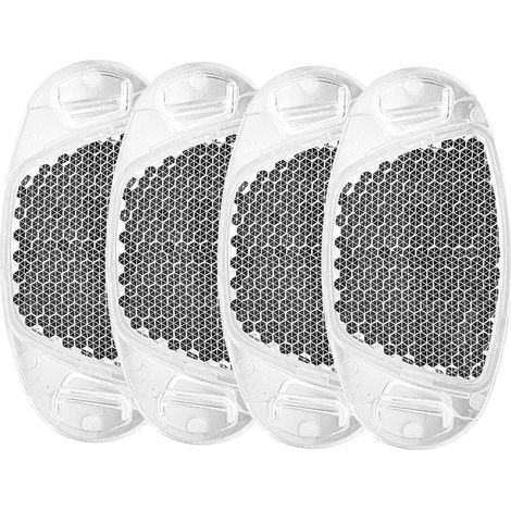 Lot de 4 réflecteurs de vélo blancs - Avec fonction réfléchissante puissante - Pour VTT, moto, enfant (1/5)