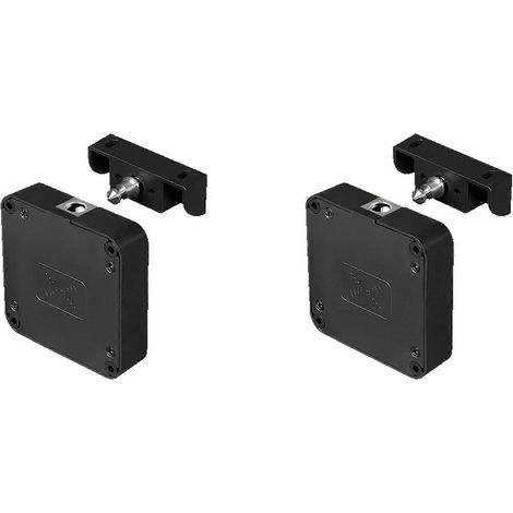 Deux serrures intelligentes Bluetooth, compatibles avec le déverrouillage NFC et par carte à puce, peuvent être contrôlées à distance via une application et conviennent aux tables de chevet, aux porte (1/5)