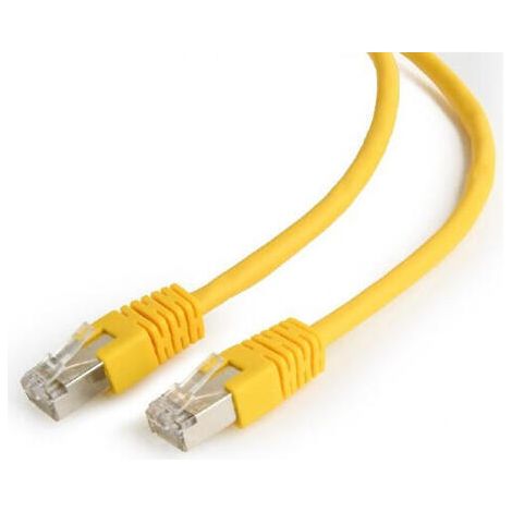 Gembird cable red ftp cat6 0,25m amarillo (1/2)
