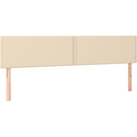 Maison Exclusive - Cabeceros tela crema 180x5x78/88 cm (1/5)