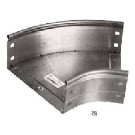 Curva piana 45 passerella portacavi acciaio zincato sati cpo45 s5 h50 b300 1040054