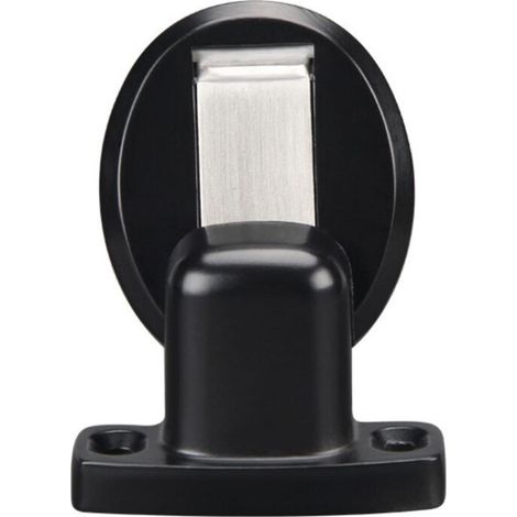 Butoir de porte Aspiration anti-collision butée de porte magnétique autocollant sol invisible aspiration convient pour bureau, maison, chambre, salle de bain, restaurant ou autres lieux(noir) (1/5)