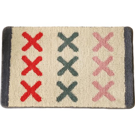 Tapis de sol absorbants pour salle de bain, tapis antidérapants pour l'entrée de la salle de bain, paillassons d'entrée, tapis de porte (1/5)