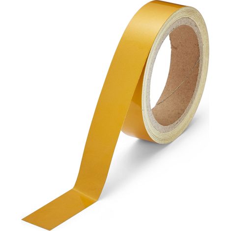 Nastro riflettente giallo standard 25 mm/10 m