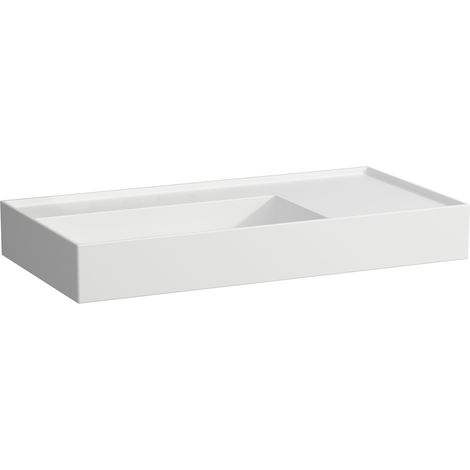 LAUFEN Kartell lavabo à poser, tablette à droite, sans trou pour (1/3)