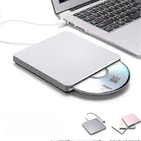 Lecteur/graveur CD/DVD externe USB pour MacBook Pro/Air/MacIntosh (1/4)