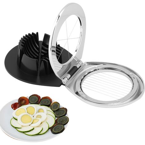 2 in1 Multifunctional Kitchen Egg Cutter Slicing Tool Gadget Accessory (1/5)