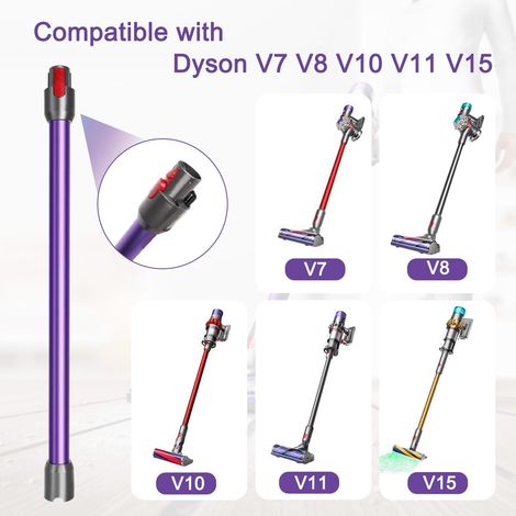 Tubo di prolunga compatibile con aspirapolvere senza fili, prolunga estensibile in alluminio viola per modelli simili V11 V15 V10 V7 V8 - ALTRO (1/3)