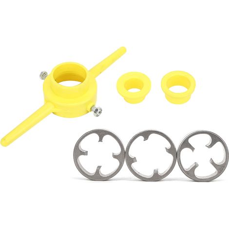 Kit d'outils pour filetage de tuyaux PVC, filetage rond NPT, outil de filetage pour plomberie, outil à main (1/5)