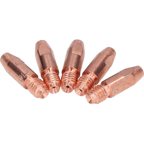 10 pièces pointes de contact MIG soudure en cuivre pour torche poste à souder buse gaz 36KDx1.2 (1/5)