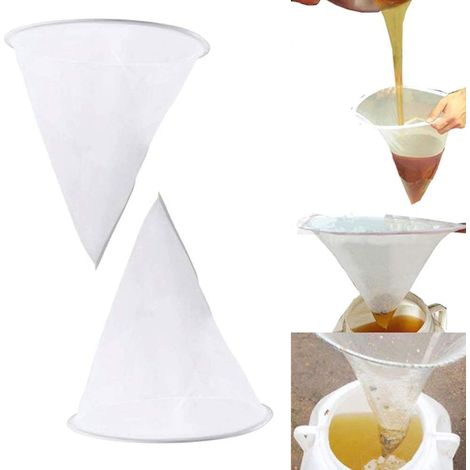 Feinmaschige Filterteile, Küchensiebfilter, Lebensmittelfilter zum Extrahieren und Filtern von Honig, Saft, Milch, Kaffee, Wein