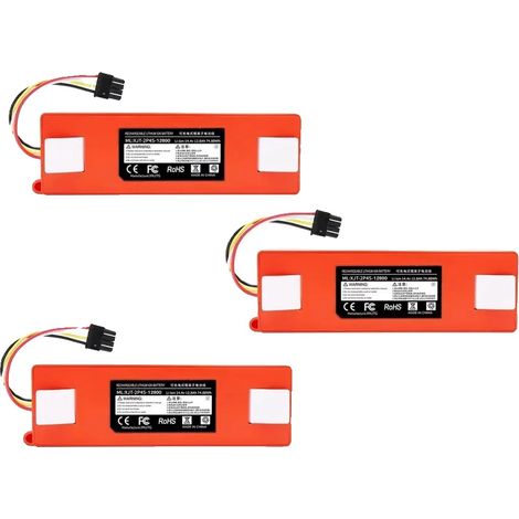 Batteria di ricambio, 14,4 V, 12800 mAh, 14,4 V 12800 mAh - 3 pezzi (1/2)