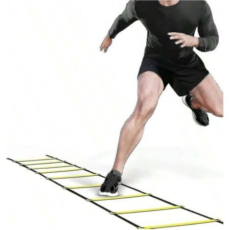 Escalera de Agilidad, Escalera de Entrenamiento, Escalera de Fútbol, Escalera Deportiva, Equipo de Entrenamiento de Velocidad y Agilidad, Escalera de Velocidad (1 Pieza) (1/3)
