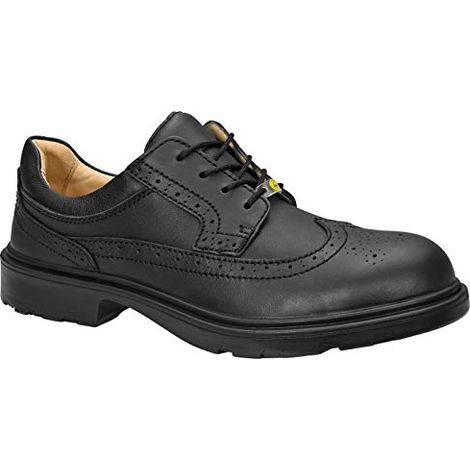 ELTEN OFFICER ESD S2, scarpe antinfortunistiche da uomo, leggere, puntale in acciaio, materiale tomaia: pelle, fodera interna: fodera in pelle, taglia 42 (1/4)