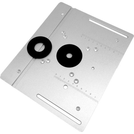 Bandeja plegable 2 en 1, aleación de aluminio, fresada y cortada, acabado plateado.