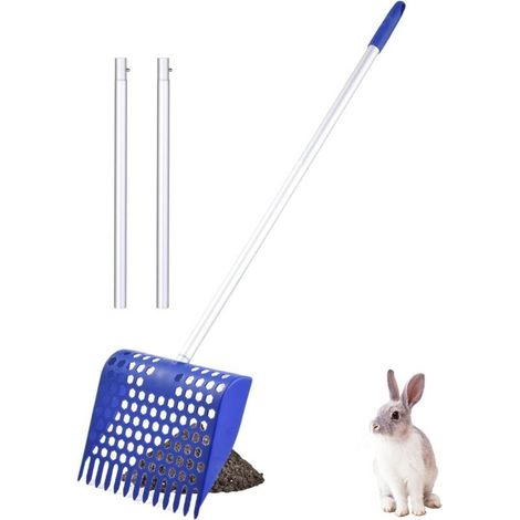 Pelle à excréments de poulet - Outil de nettoyage pour litière de volaille (1/5)
