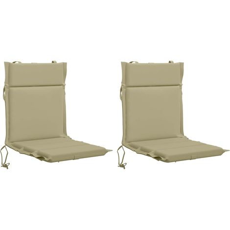 2-teiliges Hochlehner Kissenset GEMERT 2 pcs 100 % Polyester vidaXL
