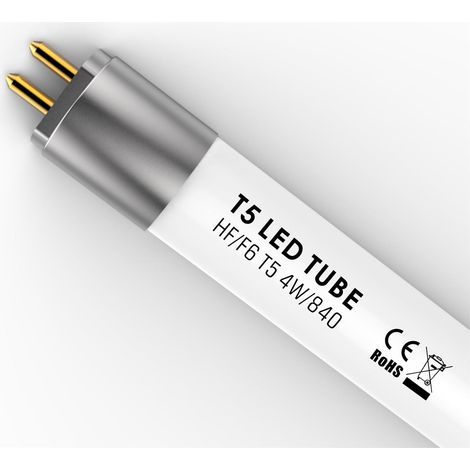 Tube LED pour ballast électronique T5 212mm 4W 520Lm 4000K, Remplaçant de tube fluorescent G5 F6T5 L6w 225mm, pour éclairage de cuisine (1 Pièce) (1/5)