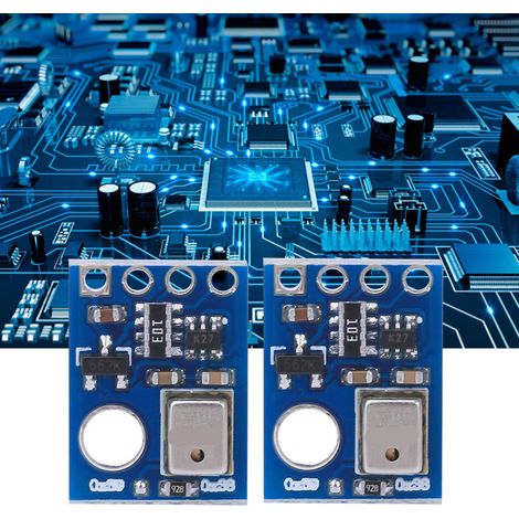 2 Stück hochpräzise digitale Temperatur- und Feuchtigkeitssensor-Messmodule mit industrietauglicher I2C-Schnittstelle (1/5)