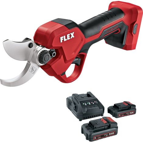 Flex Akku-Astschere 18 V GPS 35 18-EC Set inkl. 2 Akkus 2,5 Ah und Ladegerät