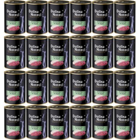 DOLINA NOTECI Premium Reich an Gans - Nassfutter für Katzen - 24 x 400 g