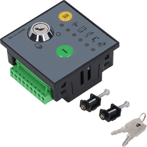 Module de démarrage générateur compact silencieux robuste panneau de contrôle clé LED manuel structure solide (1/5)