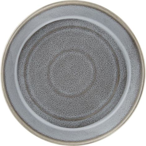 Bols Plats Ronds Anthracite Cavolo 220mm (Lot de 4) - Ref FD919 - Olympia (1/5)