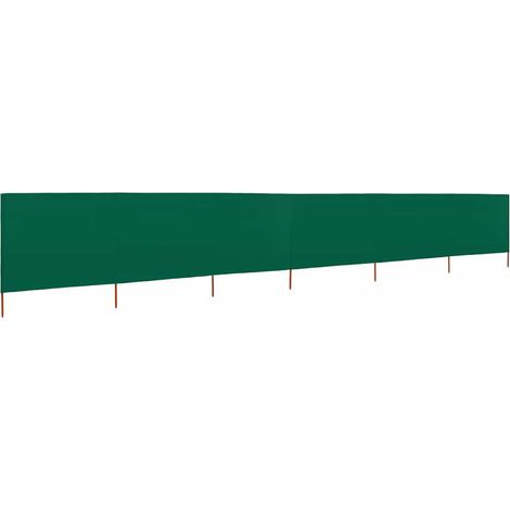 Schermo per balcone Paravento a 6 Pannelli in Tessuto 800x120 cm Verde (1/5)