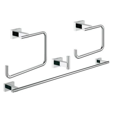 Paquete de accesorios 4 en 1 ESSENTIALS CUBE GROHE 40778001 - cromo (1/5)